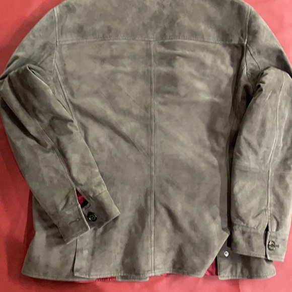 Bruno Cucinelli Men’s Sueded Leather Jacket - Picture 11 of 15
